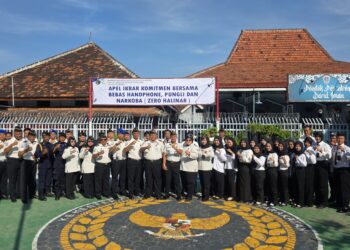 Semarak Hari Bakti Pemasyarakatan ke-62, Rutan Nganjuk Gelar Pekan Olahraga Warga Binaan dan Petugas