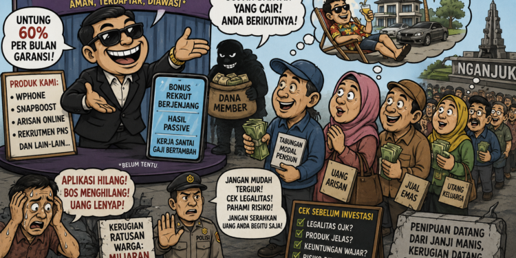 Nganjuk dan Cermin Penipuan Massal: Mengapa Ratusan Orang Terus Menjadi Korban?