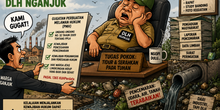 Gugatan Terhadap Kelalaian Kewajiban Hukum: Mempertanyakan Eksistensi DLH Nganjuk
