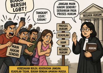 Ketika Negara Hukum Diuji: Mengapa Manusia Tidak Boleh Menjadi Hakim atas Sesamanya?