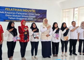 Dari Ruang Pelatihan Menuju Dunia Kerja, 60 Warga Nganjuk Disiapkan Hadapi Industri