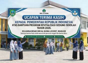 Ucapan Terima Kasih dari Keluarga Besar SMK Al-Husna Loceret