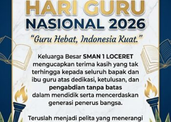 SMAN 1 LOCERET : SELAMAT HARI GURU NASIONAL 2026